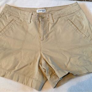 St. John's Bay Women's Beige Cargo Shorts